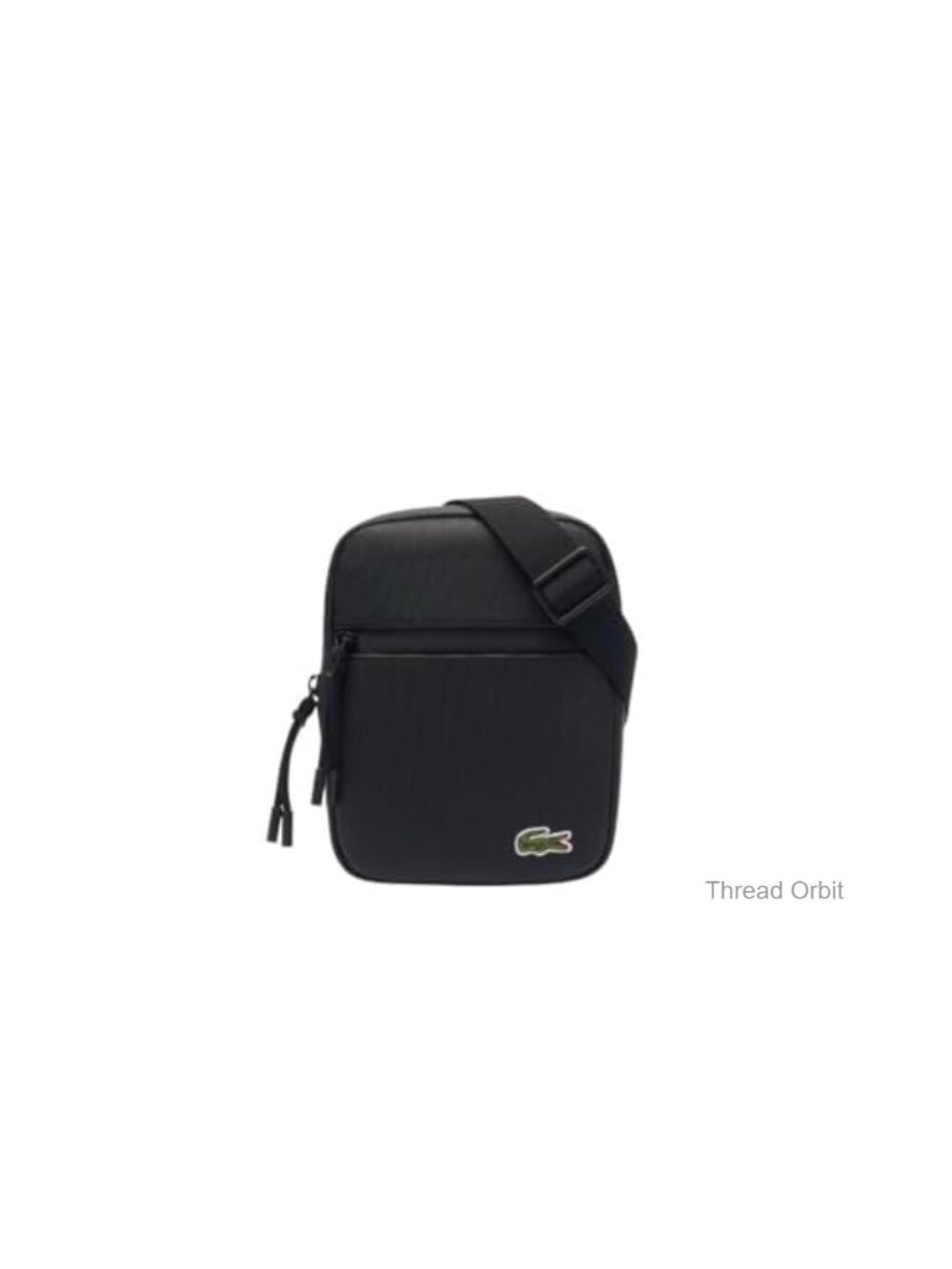 Lacoste LCST Small Flat Crossbody Bag Petit Pique PU Recycled